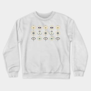 evil eyes Crewneck Sweatshirt